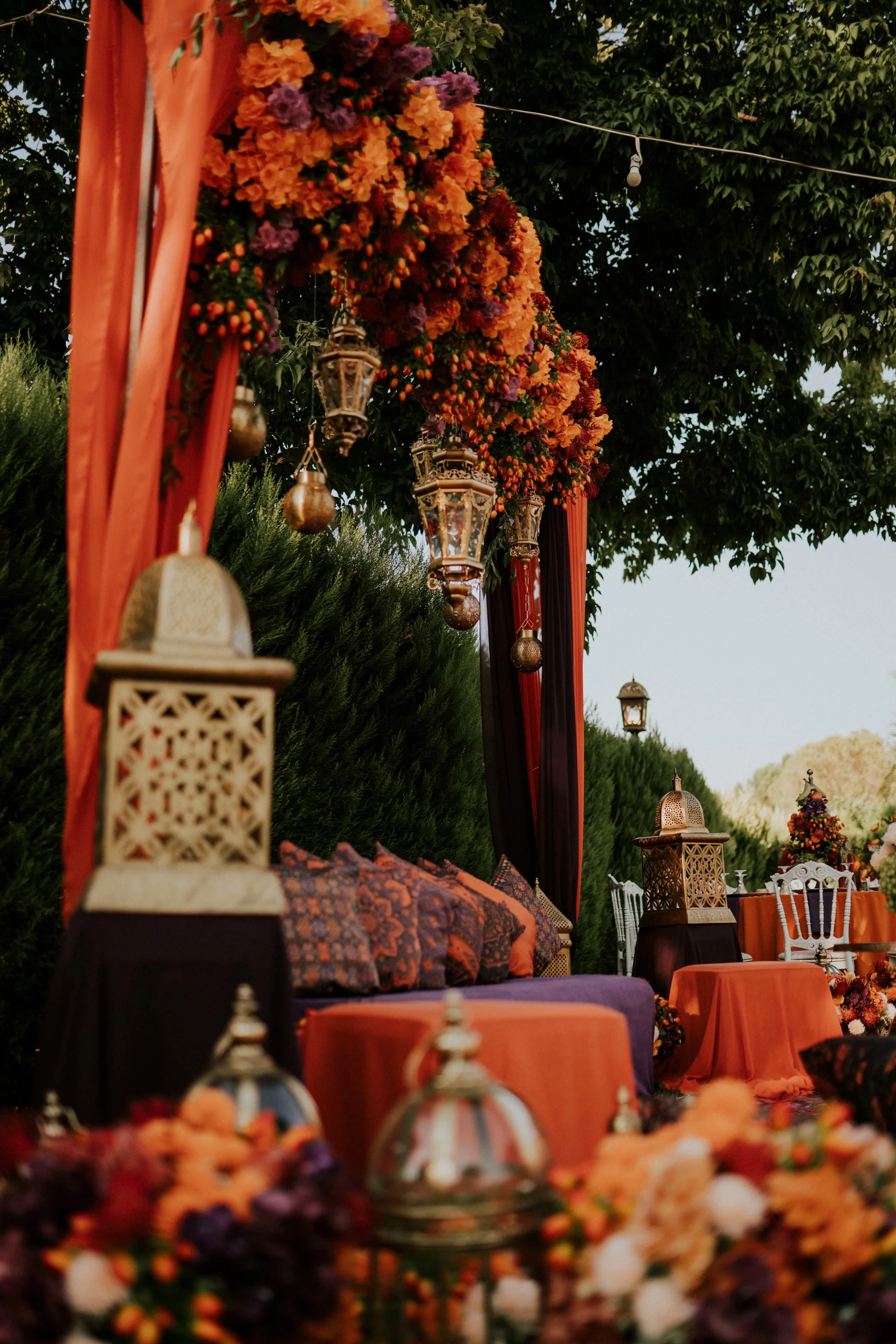 Jardin d’Ambre: davet dekorasyonu ve mekân detayları, arşiv karesi 791