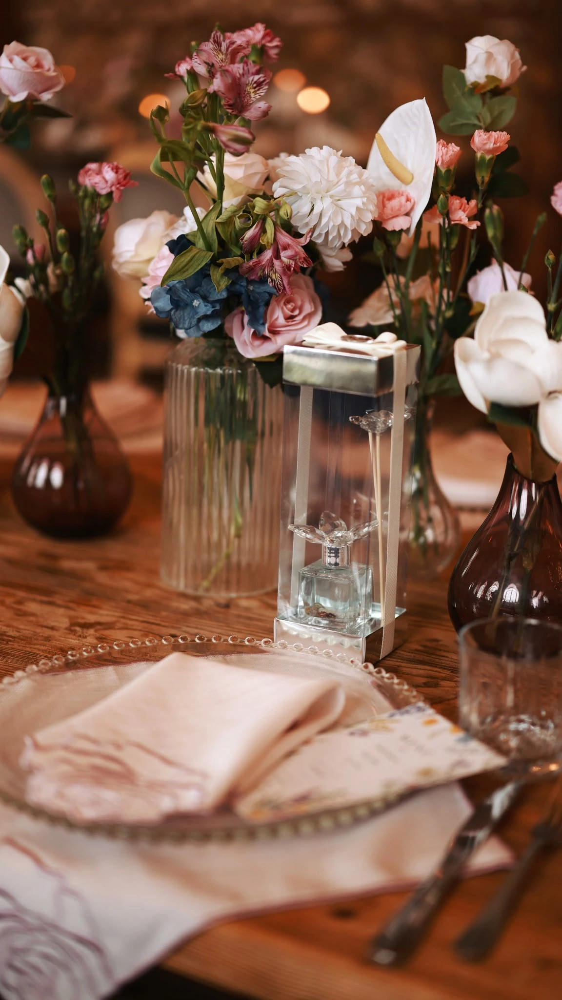Brick & Blush nişan dekorasyonu, arşiv karesi 9